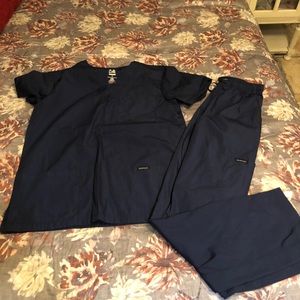 Navy Blue XS Scrubs Brand New